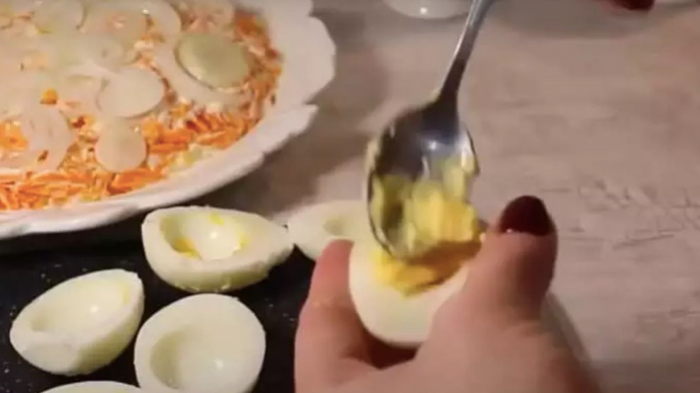 салат з курячим філе, зірка святкового столу