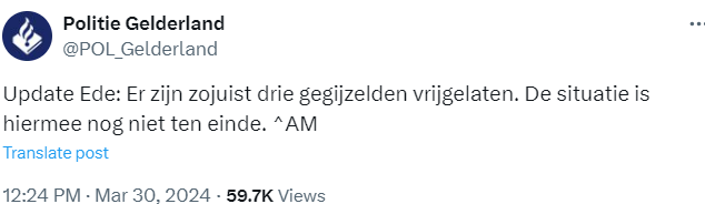 заручники в Еде 30 березня