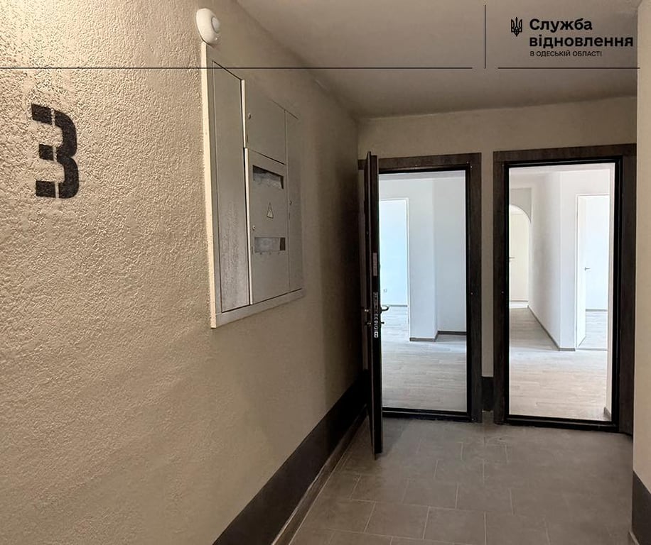 На Одещині завершується відбудова будинку після ракетного удару - фото 2