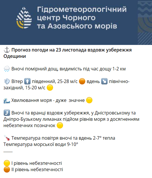 Будьте обережні — на Одесу насувається шторм - фото 1