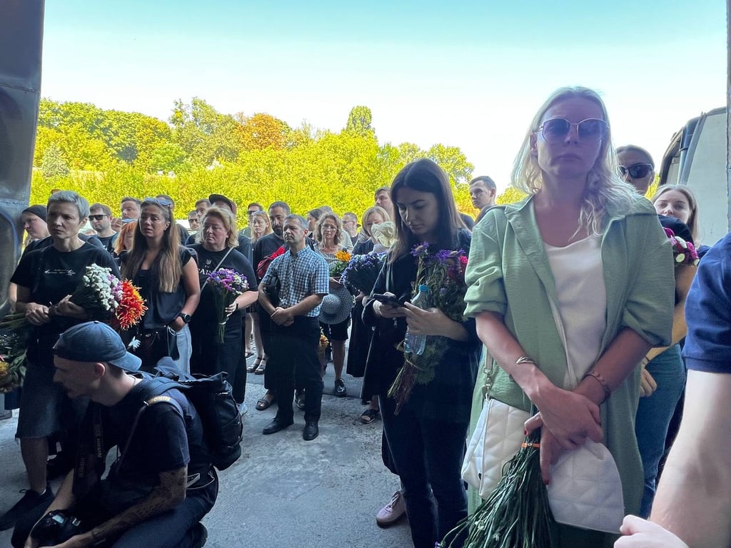 У Києві прощаються із загиблою на Харківщині госпітальєркою Олександрою Мулькевич - фото 3