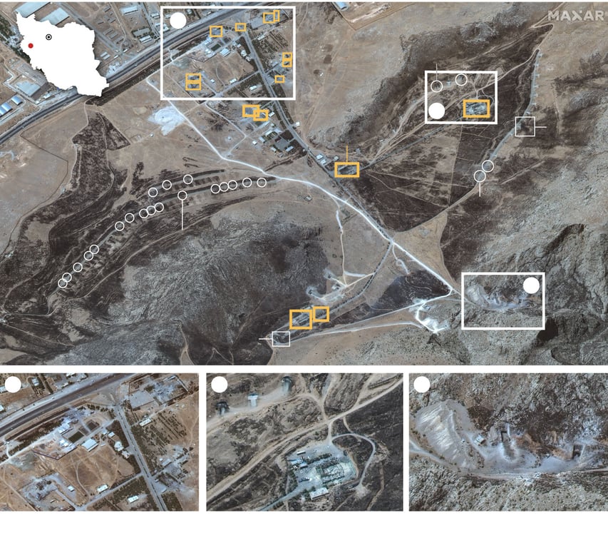 На частини іранського ядерного об'єкта стався обвал — фото - фото 1
