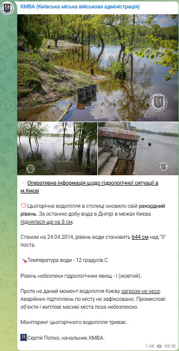 водопілля в Києві