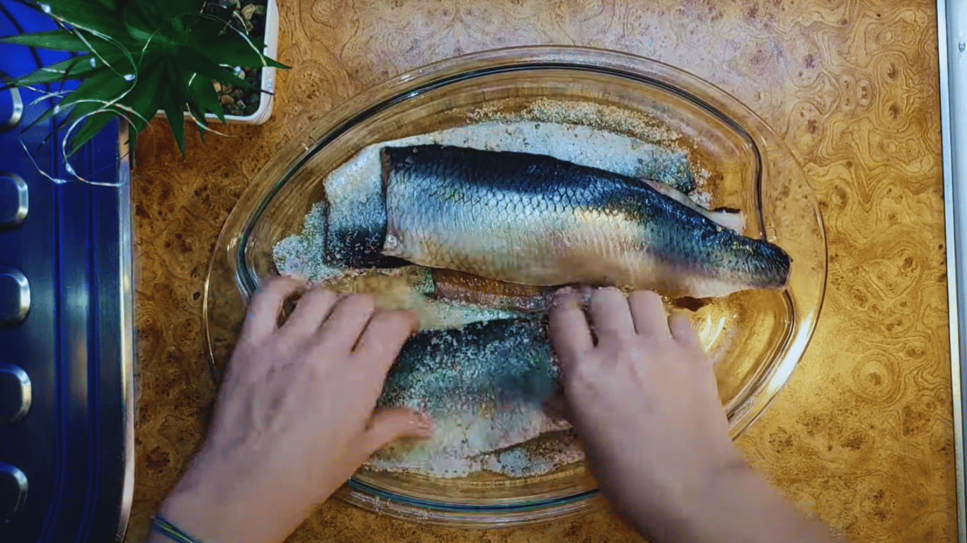 рецепт маринованого оселедця