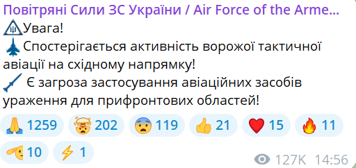 повітряна тривога 22 квітня