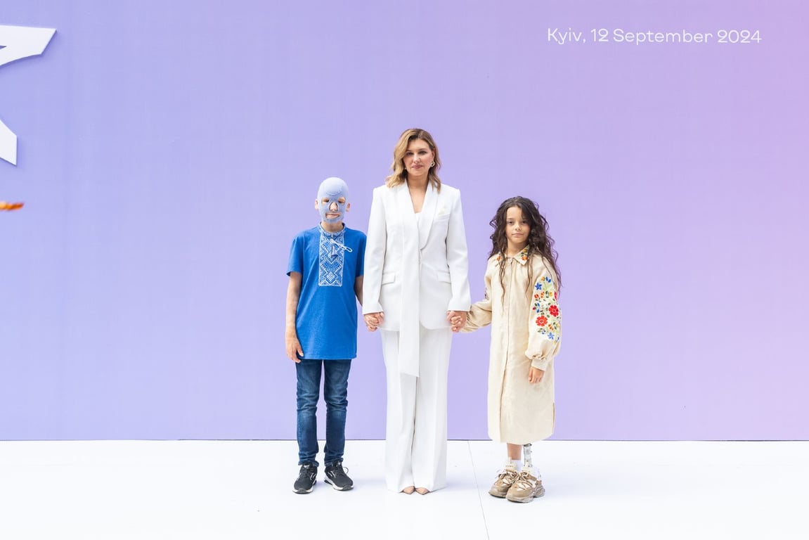 Діти та Олена Зеленська