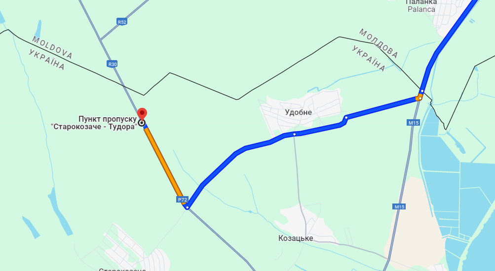 Черги на КПП "Старокозаче — Тудора" 8 липня