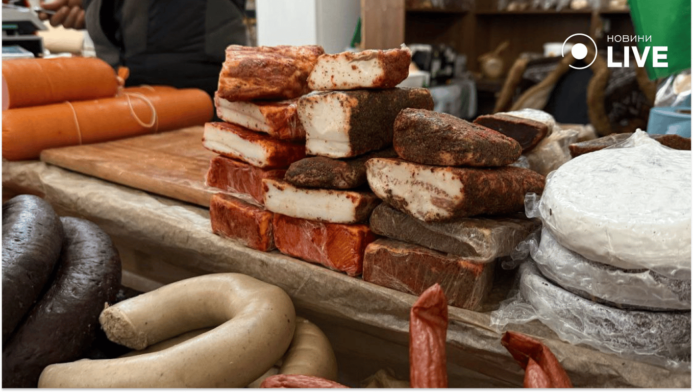 Ціни на ковбаси та м'ясо в Одесі