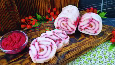 Рулет із сала з хріном та гірчицею — закуска на святковий стіл - 290x166