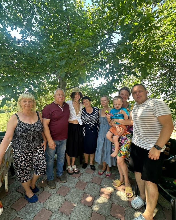 Дорофєєва відпочила із родиною