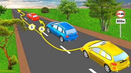 Интересный тест ПДД — по какой траектории разрешен обгон - 290x160