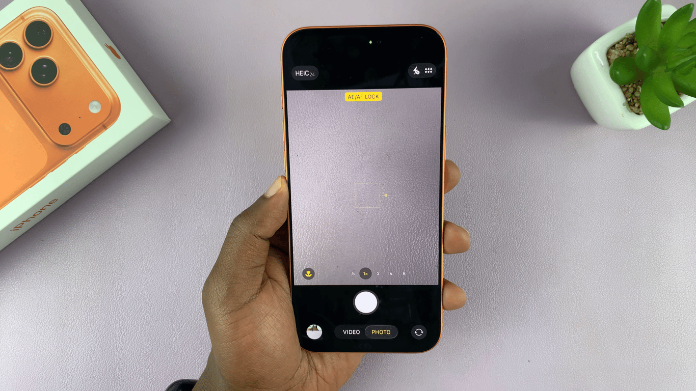 Фиксация экспозиции и фокуса в iPhone