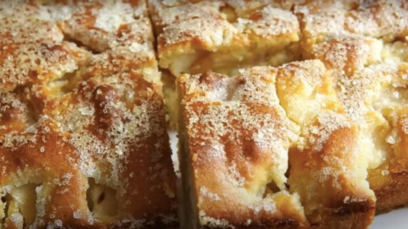 домашній рецепт яблучного пирога 