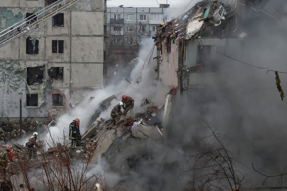 Атака Росії на Полтаву 1 лютого