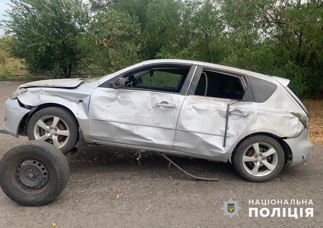 машина після обстрілів