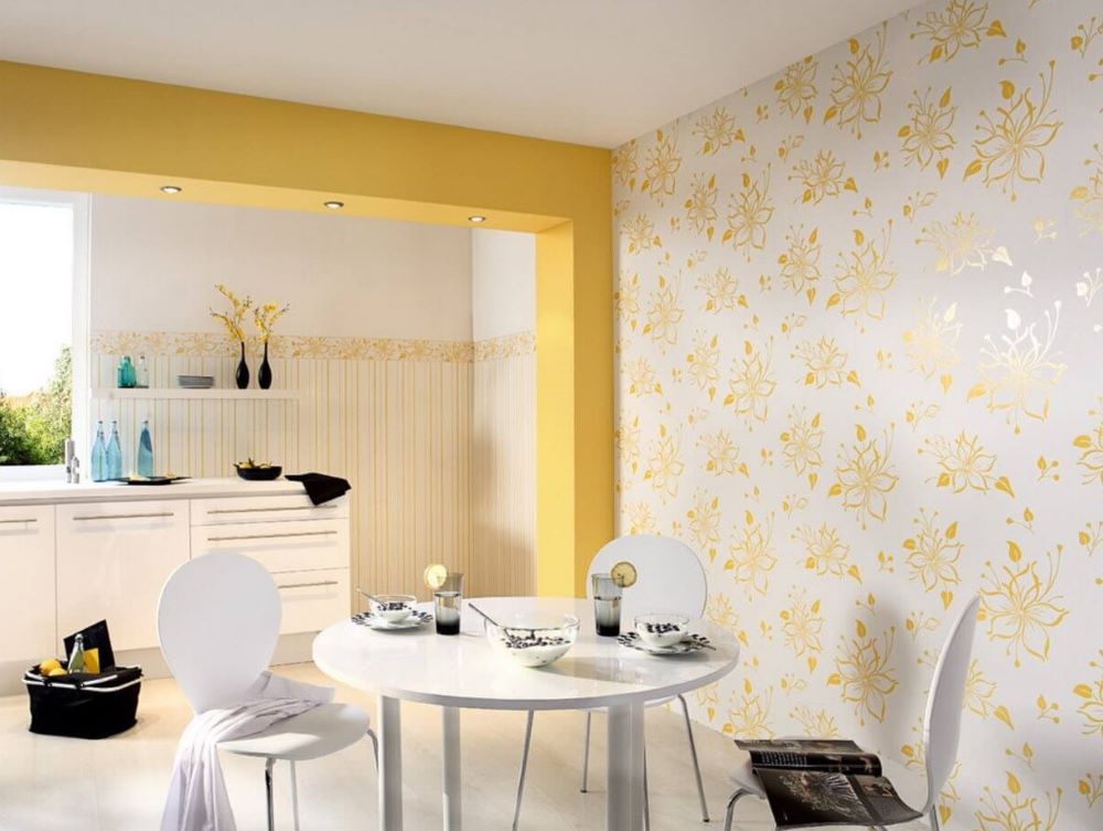 Обои этого цвета нельзя клеить в кухне - в чем причина - фото 1