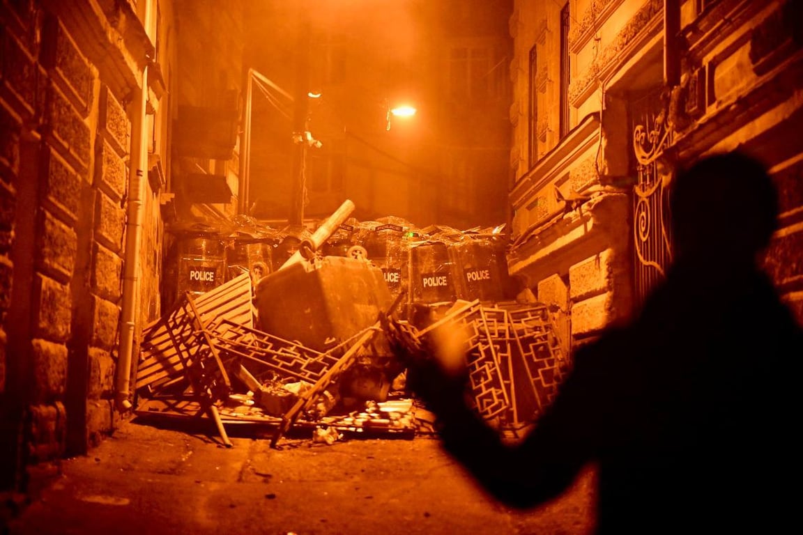 Митинг в Грузии