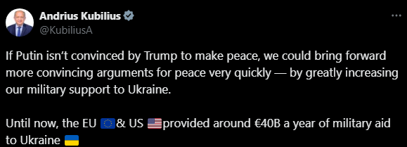 Як збільшити допомогу ЗСУ з 40 до 80 млрд — єврокомісар відповів - фото 1