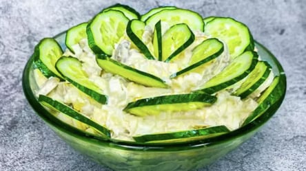 Жіночий легкий салат "Березень" — весняний рецепт для свята - 285x160