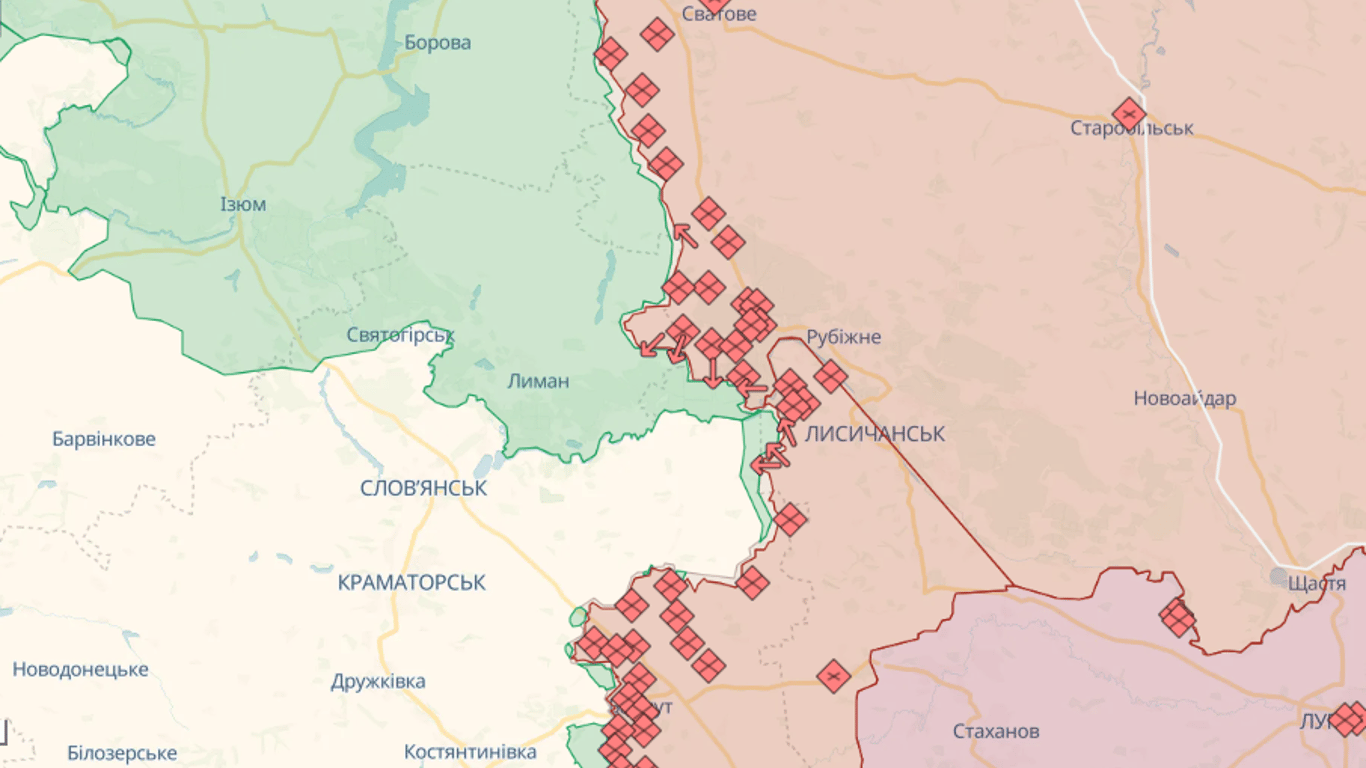 Карта бойових дій в Україні онлайн сьогодні, 29.08.2023: DeepState, Liveuamap, ISW