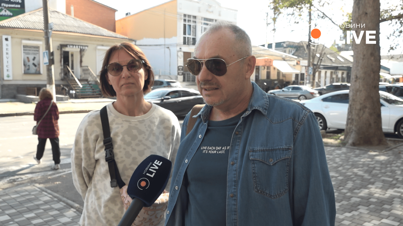 Володимир та Анна про погіршення безпекової ситуації. Фото: Новини.LIVE