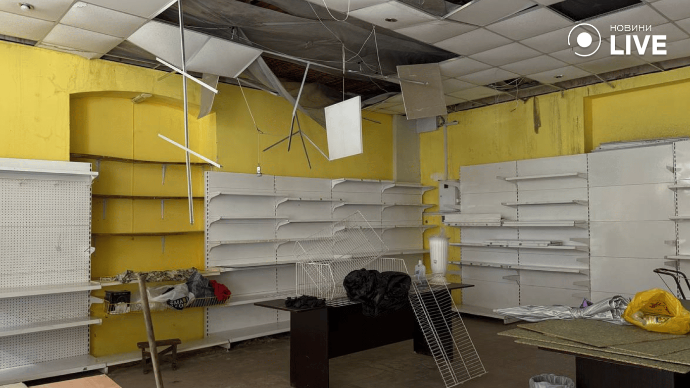 Постраждалий магазин 