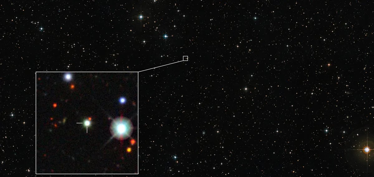 Астрономы открыли самый яркий объект во Вселенной