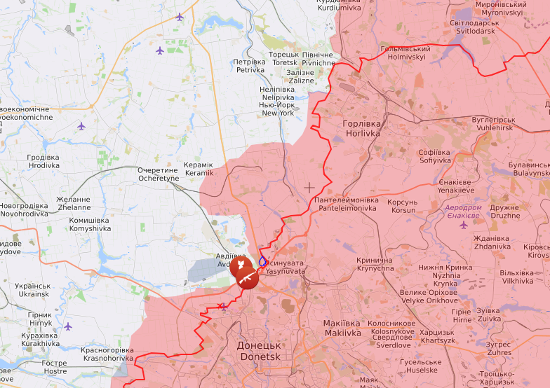 Карта бойових дій на 13 вересня