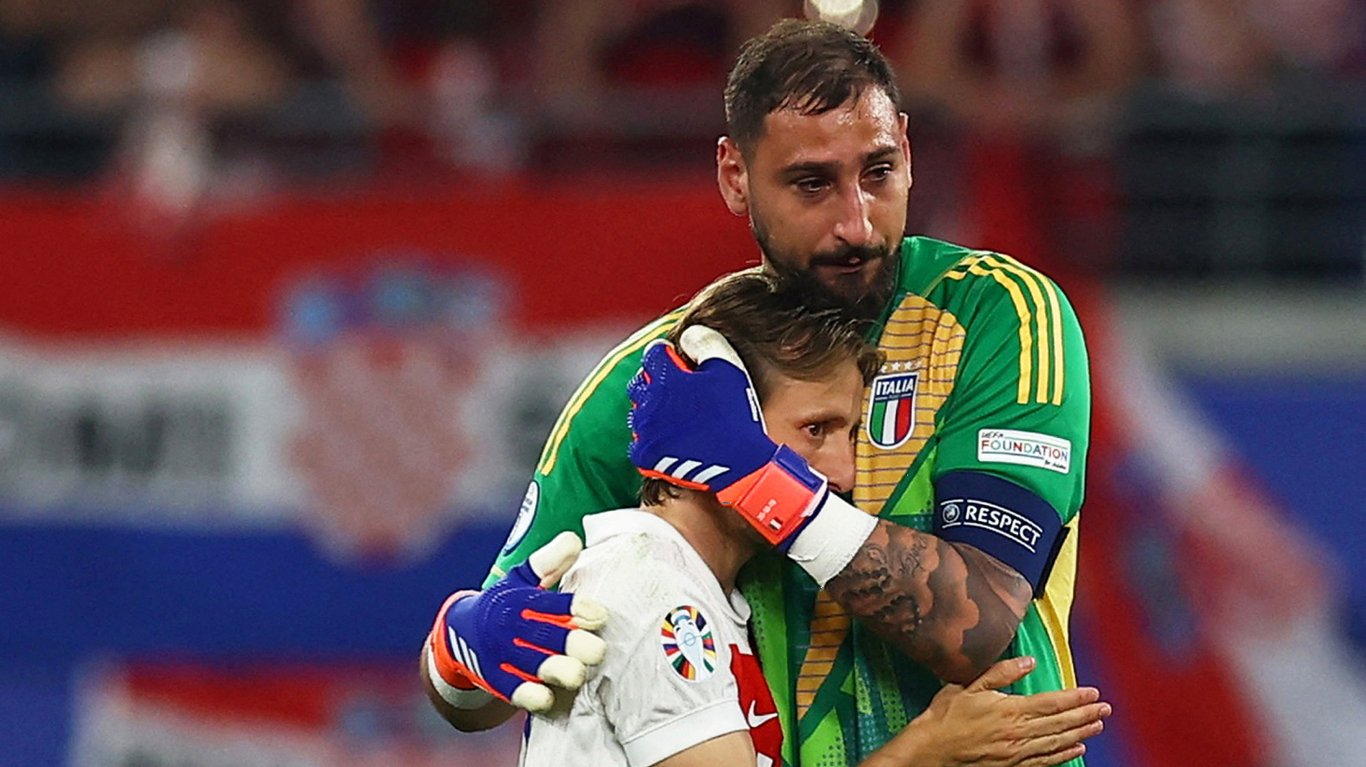 Джанлуїджі Доннарумма та Лука Модріч