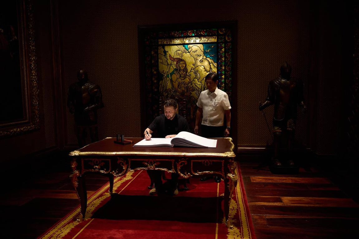 Президент України Володимир Зеленський та президент Філіппін Фердинанд Маркос-молодший