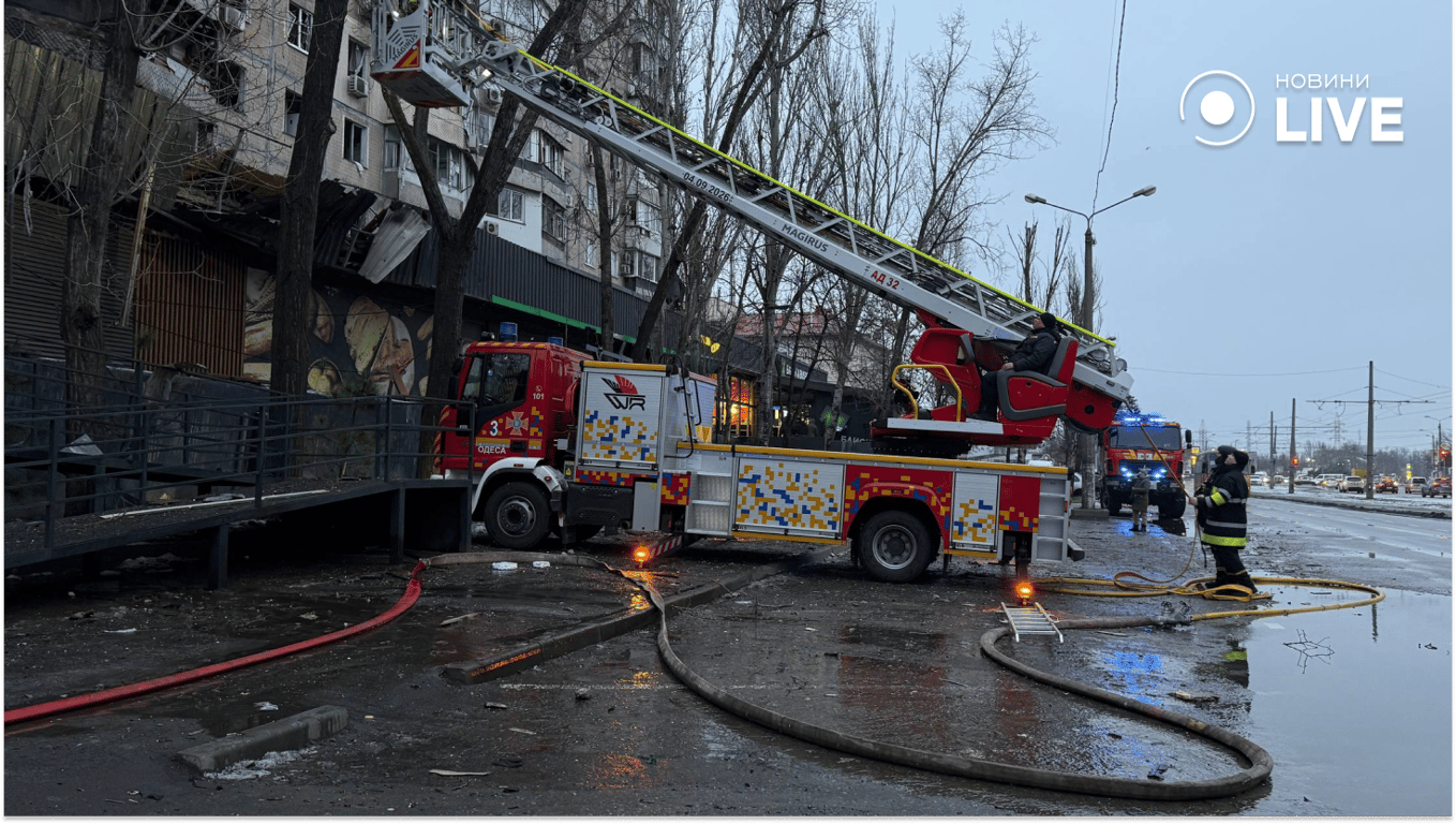 Нічна атака на Одесу