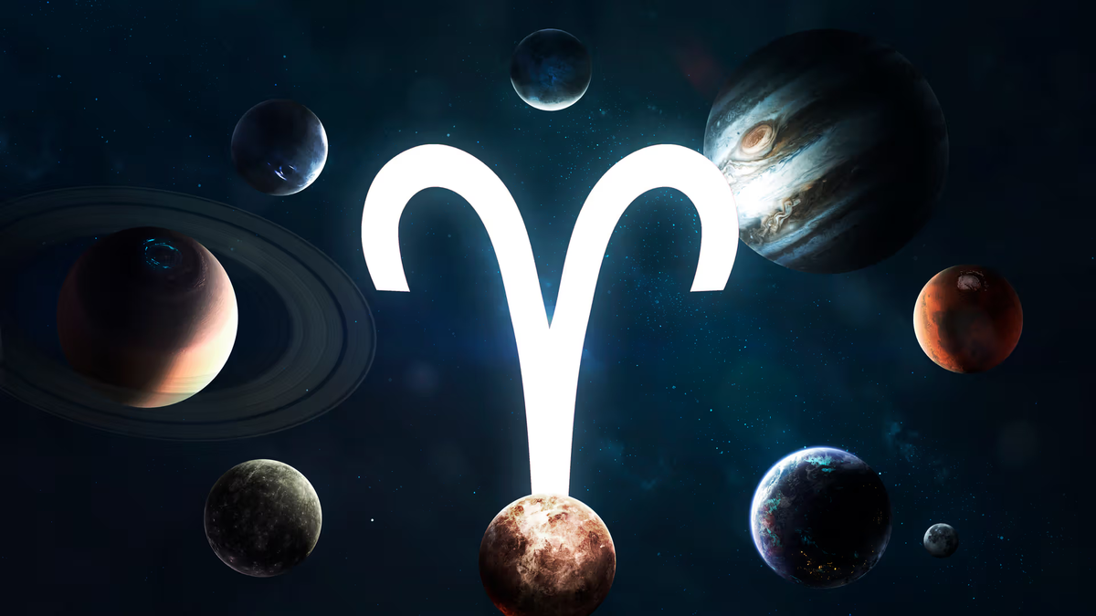 Символ знака Зодиака Овен