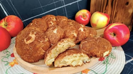 Рецепт печенья к чаю: понадобится 350 г творога и 3 яблока - 285x160