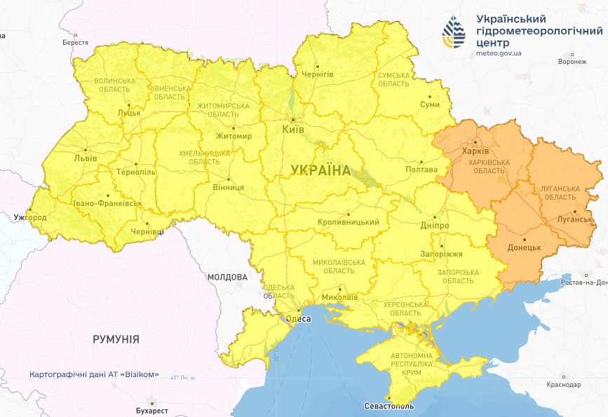 Заморозки в Україні