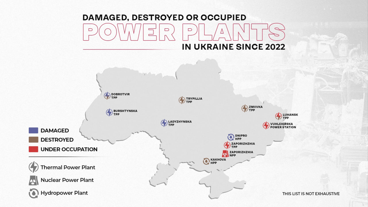 відключення світла в україні 2025
