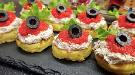 Вишукані міні-деруни для свята — закуска зі смачною начинкою - 285x160