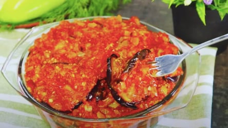 Салат с баклажанами "Султанская закуска": рецепт закуски на лето - 290x166