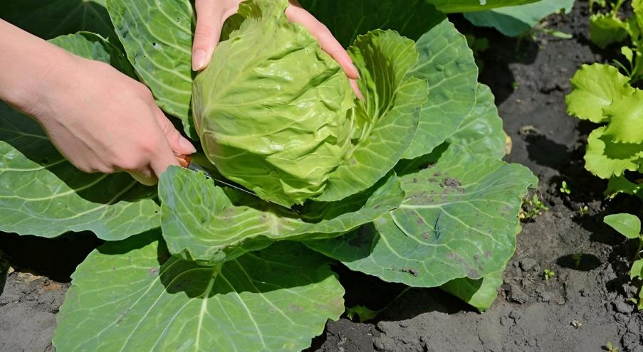 Обрезка капусты