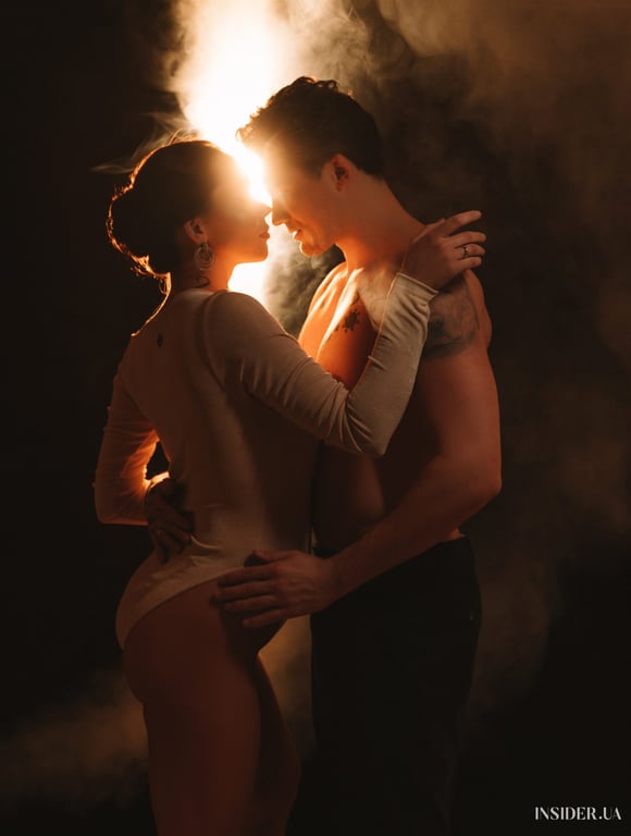 Танцовщик Женя Кот с женой. Фото: insider.ua