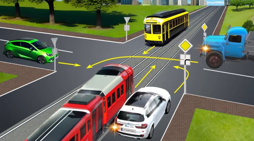 Водії часто помиляються — хто проїде перехрестя третім, згідно з ПДР - фото 1