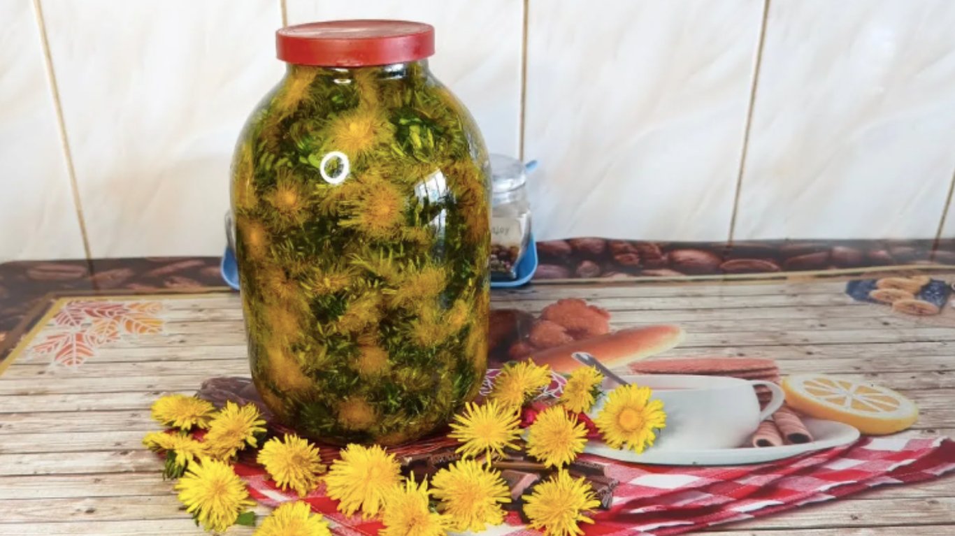 рецепт настоянки з кульбаби