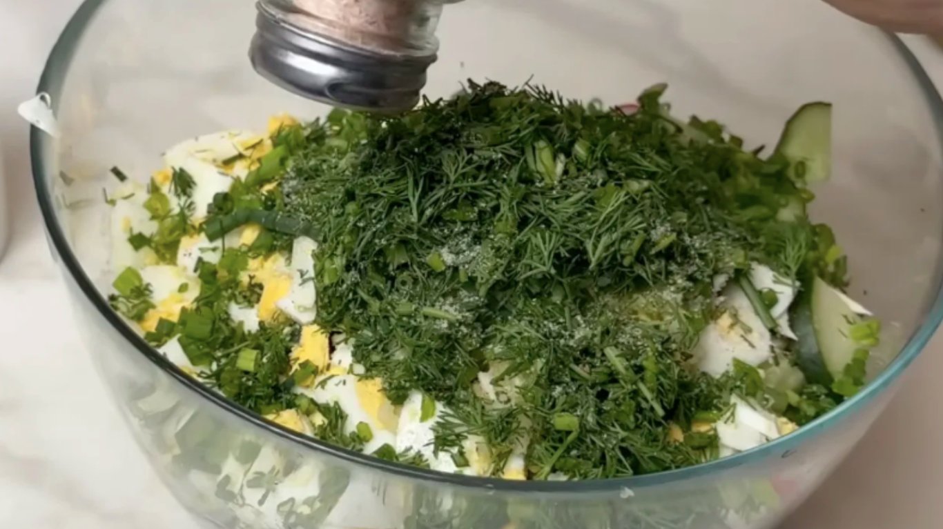 рецепт салату з редискою