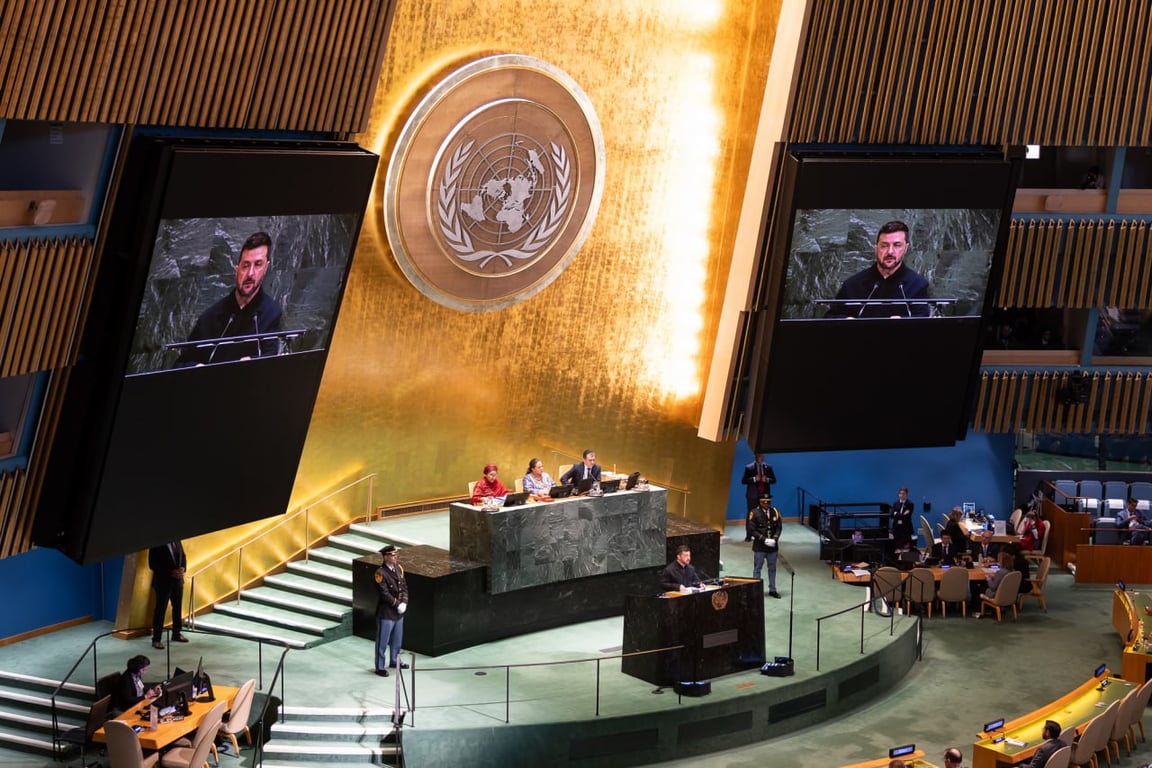 Зеленський виступає в ООН