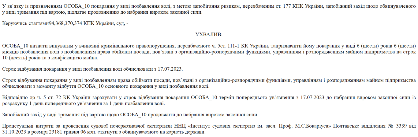 решение суда