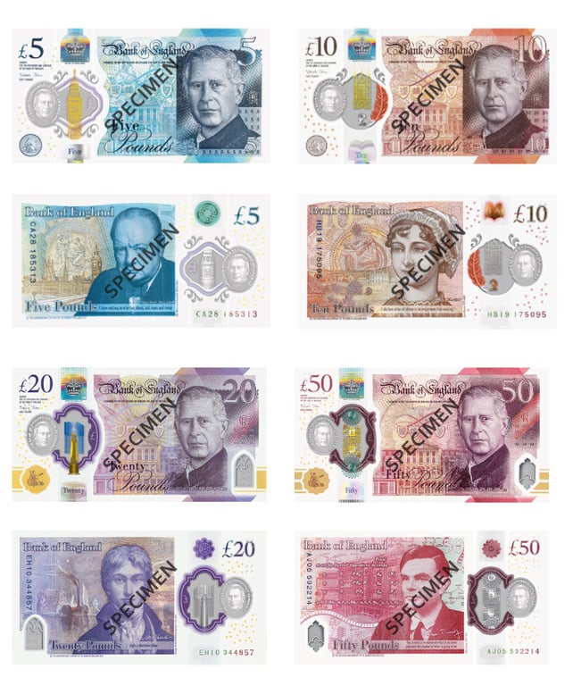 Банкноти з Чарльзом III