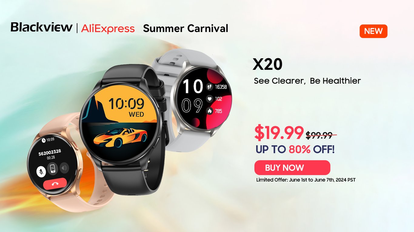 Присоединяйтесь к летнему карнавалу AliExpress: новинки от Blackview и OSCAL со скидками до 80%! - фото 5