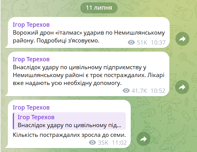 Росія вдарила по підприємству в Харкові: семеро людей постраждало - фото 1