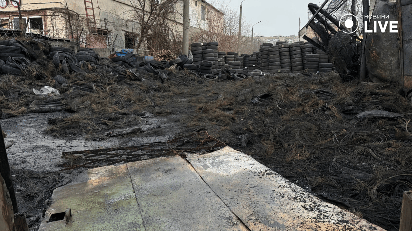 Удар по стоянці в Одесі