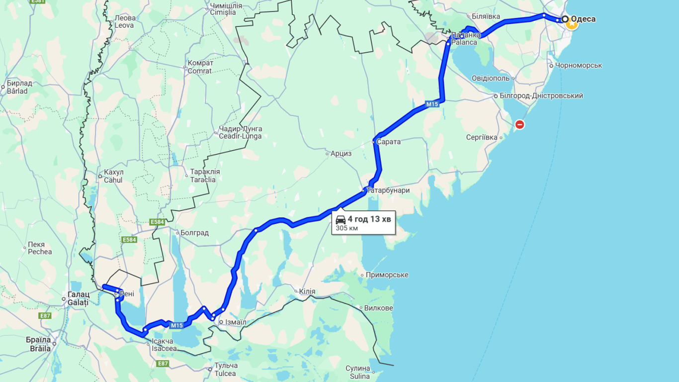 Выезд в Молдову и Румынию — ситуация на трассе Одесса-Рени