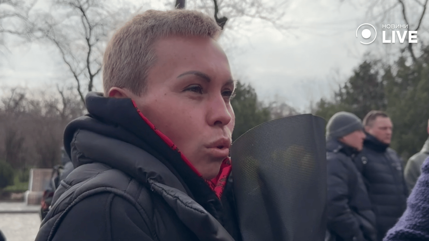 Прощание с убитым в Одессе Ганулом - фото 4